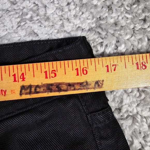 Adriano‎ Goldschmied Jeans Mens 33 (Fits 32x30) Black The Protege Straight READ - Picture 12 of 16